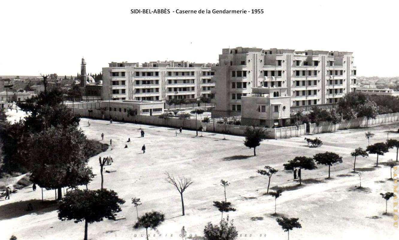 Sidi-Bel-Abbes - Caserne de la Gendarmerie - 1955.jpg